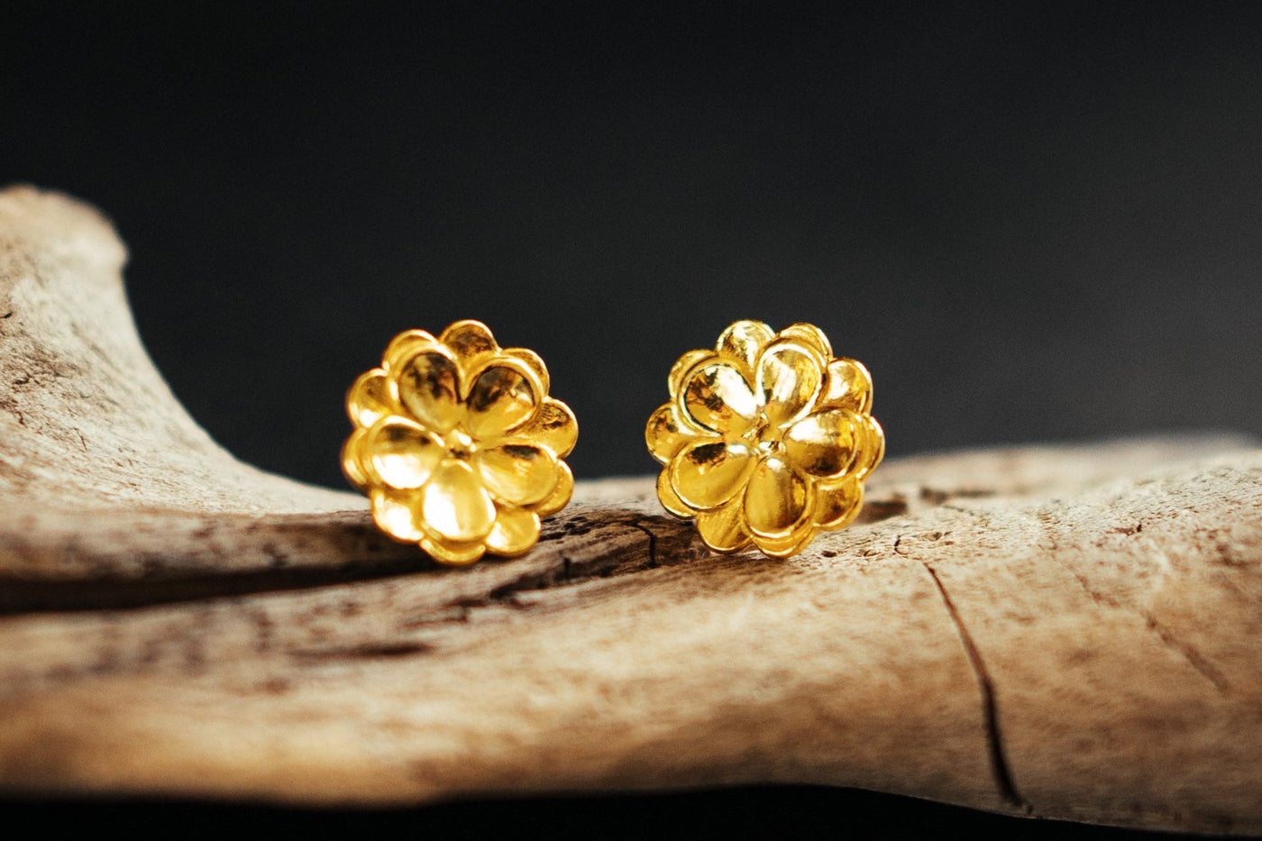 Blumen Boho-Stil Ohrringe.