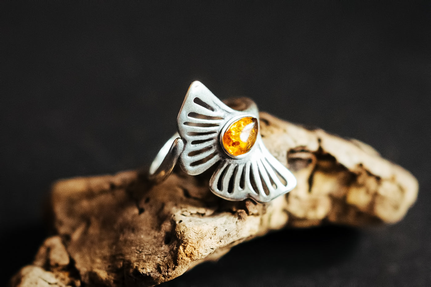 Ginkgo-Blatt-Ring.